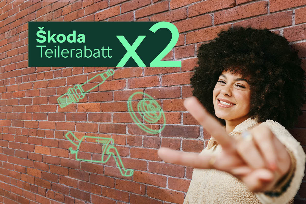 Škoda Teilerabatt x2 Škoda Teilerabatt x2