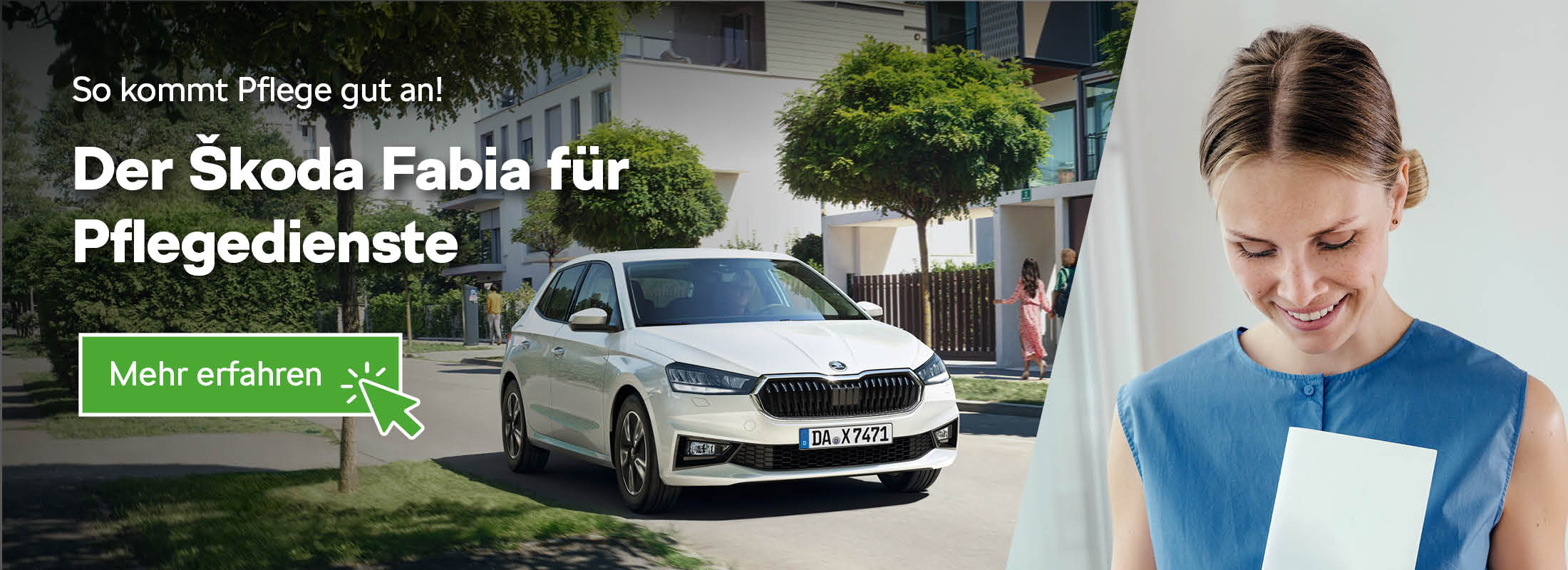 Škoda Fabia für Pflegedienste