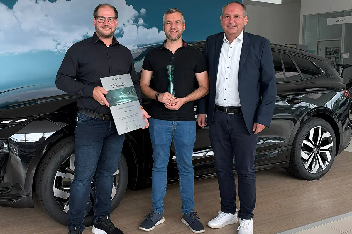 Bild zeigt den Skoda Elroq von Vorne