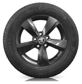 ALU Winterkompletträder Semperit<br>Auf Felge Nanuq schwarz<br>195/60R16 89H<br>1.180,00 EUR
