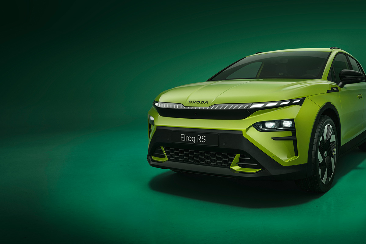zu sehen: Elroq RS von Vorne