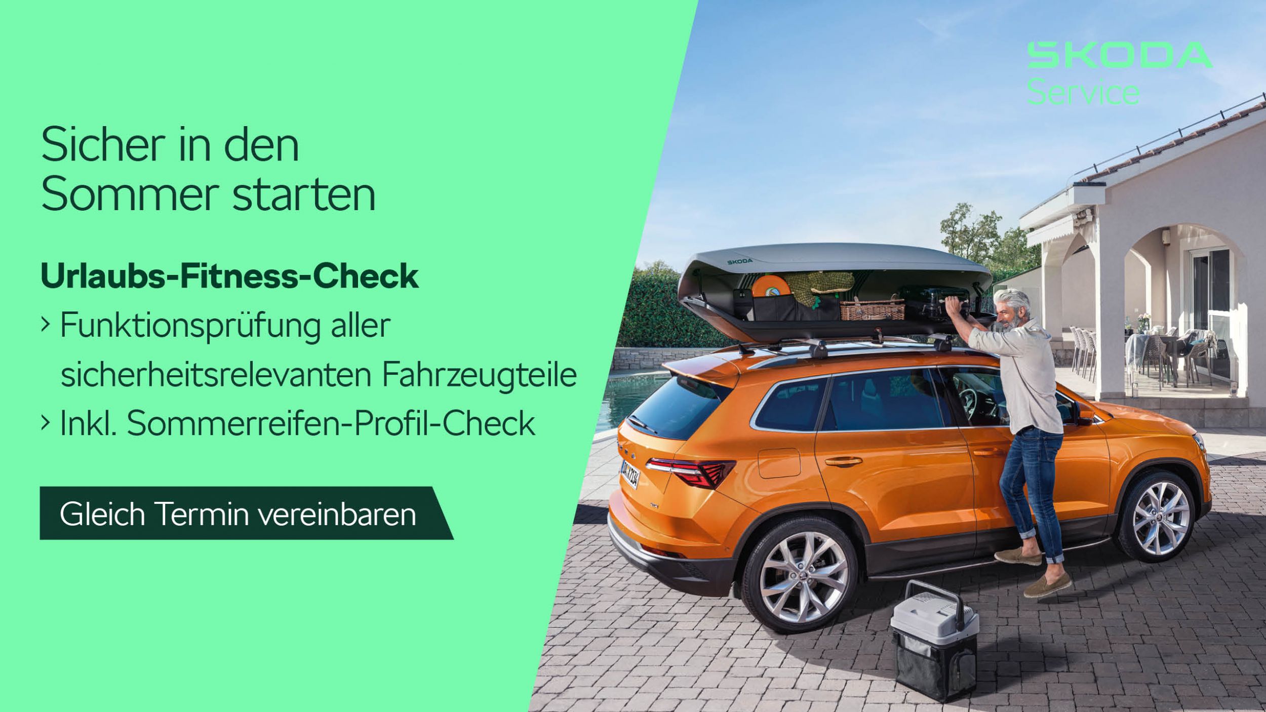 Škoda Service im Sommer