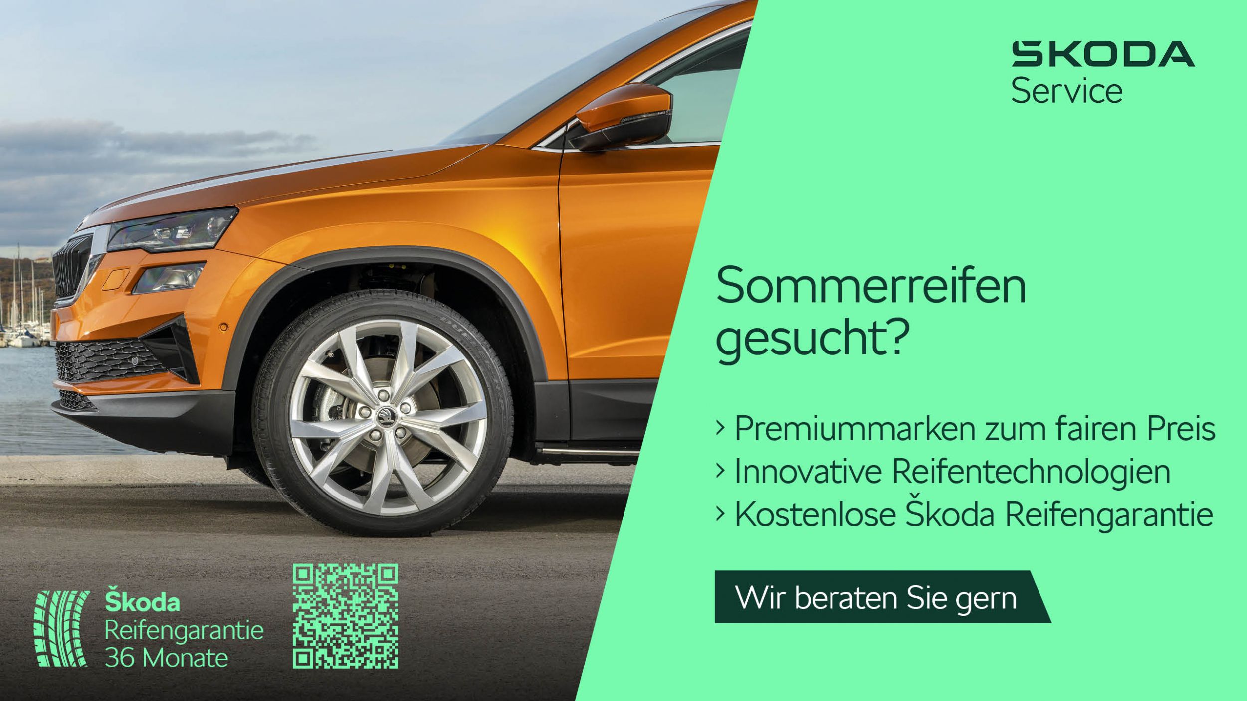 Škoda Service im Sommer