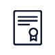 Icon Zertifikat