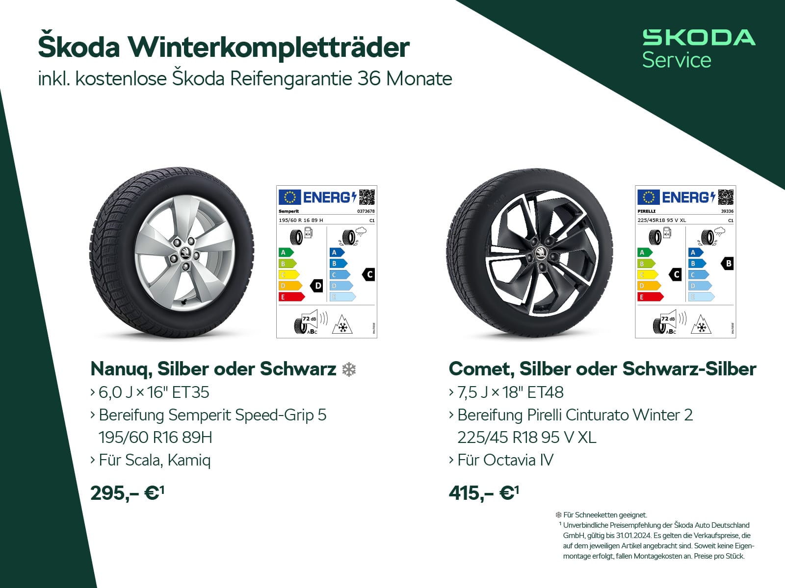 Škoda Zubehör für Winterservice bei [FIRMA_SHORT]