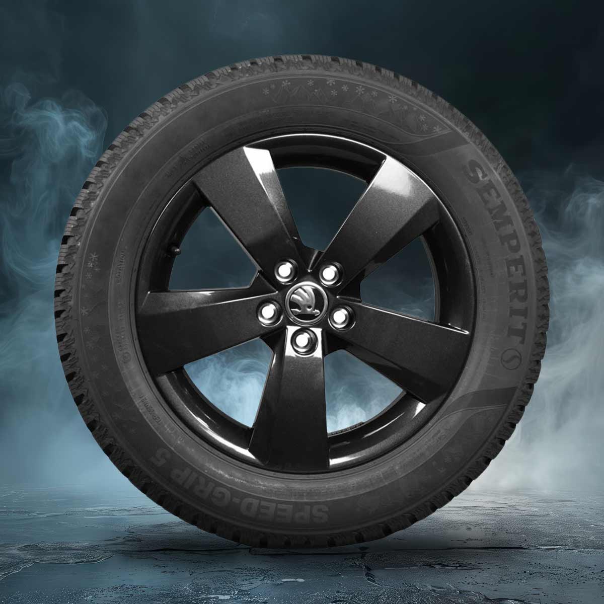 zu sehen: Winterkomplettrad Kamiq / Scala