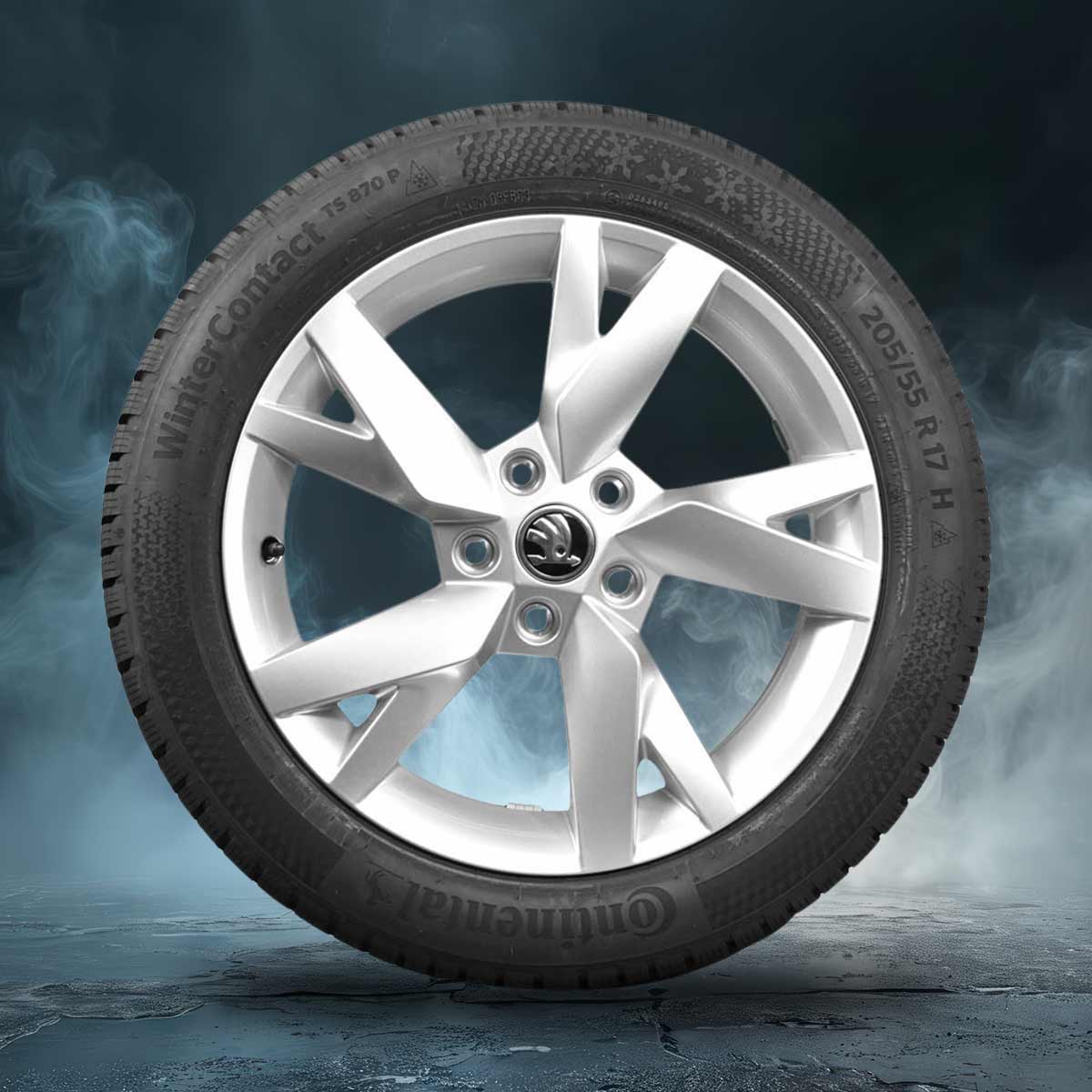 zu sehen: Winterkomplettrad Octavia