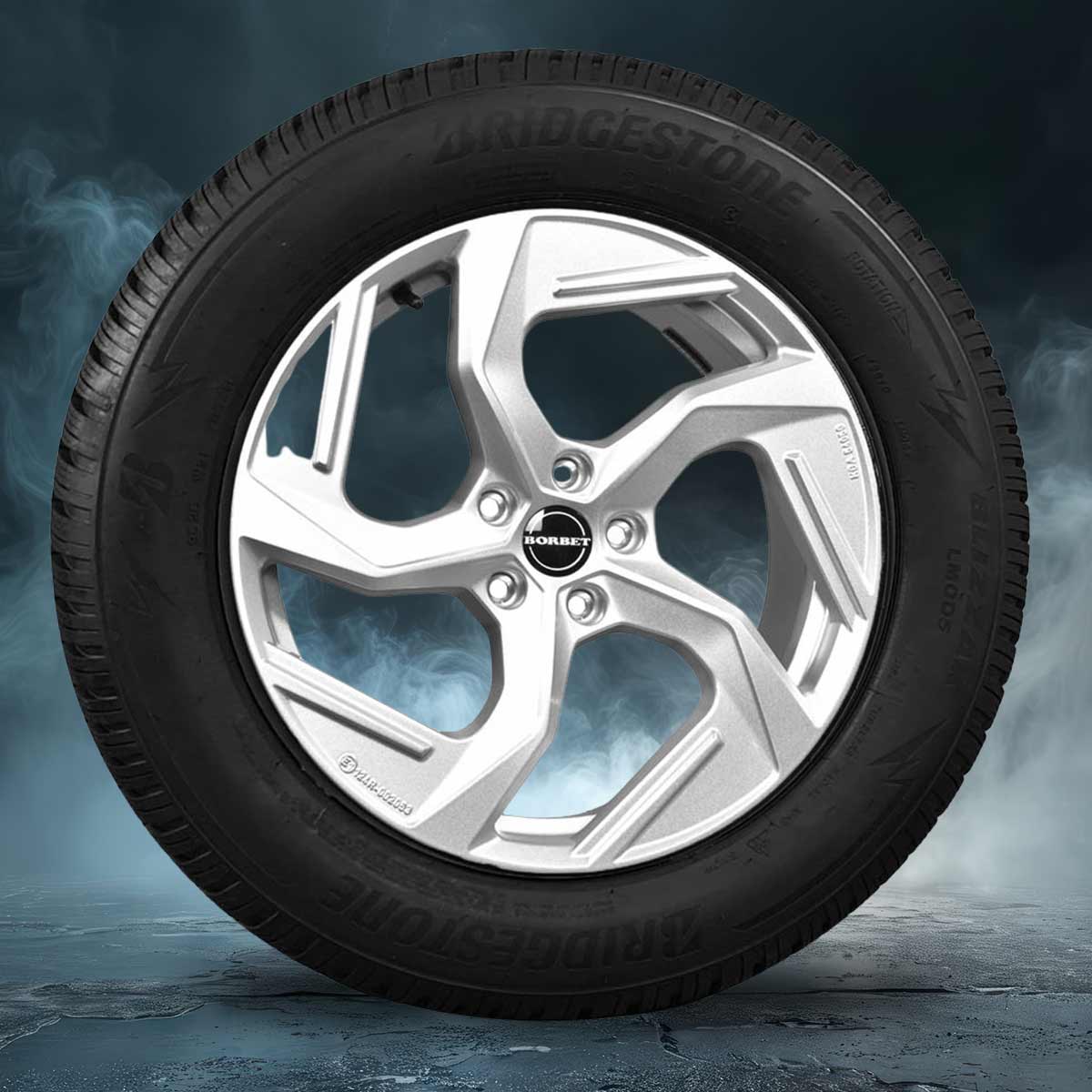 zu sehen: Winterkomplettrad Enyaq